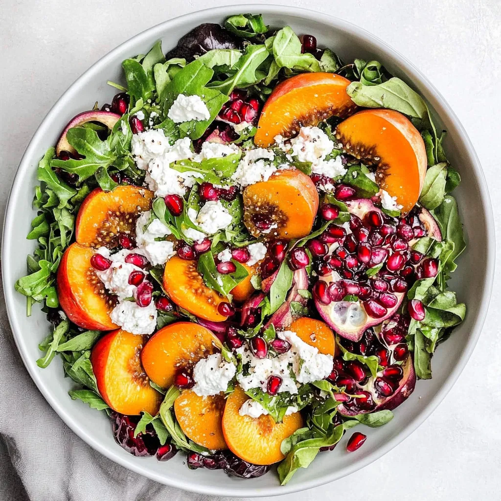 Pomegranate Persimmon Salad
