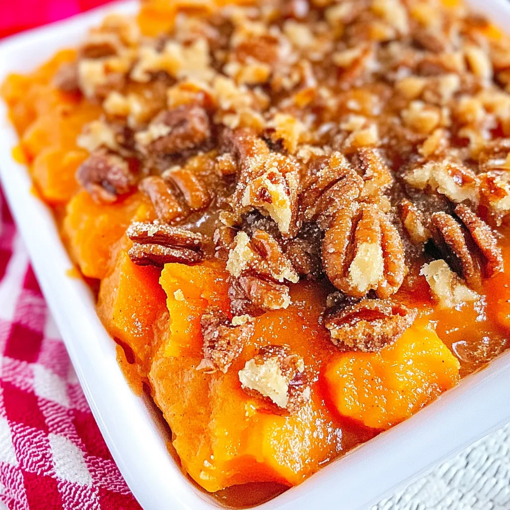 Praline Sweet Potato Casserole