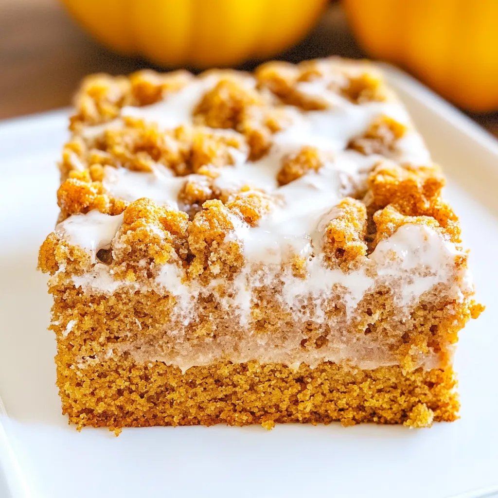 Pumpkin Coffee Cake
