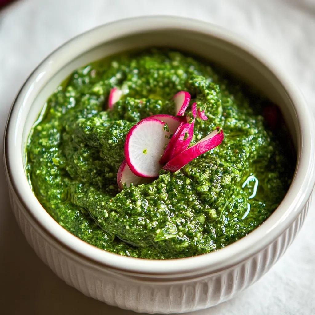 Radish Leaf Pesto