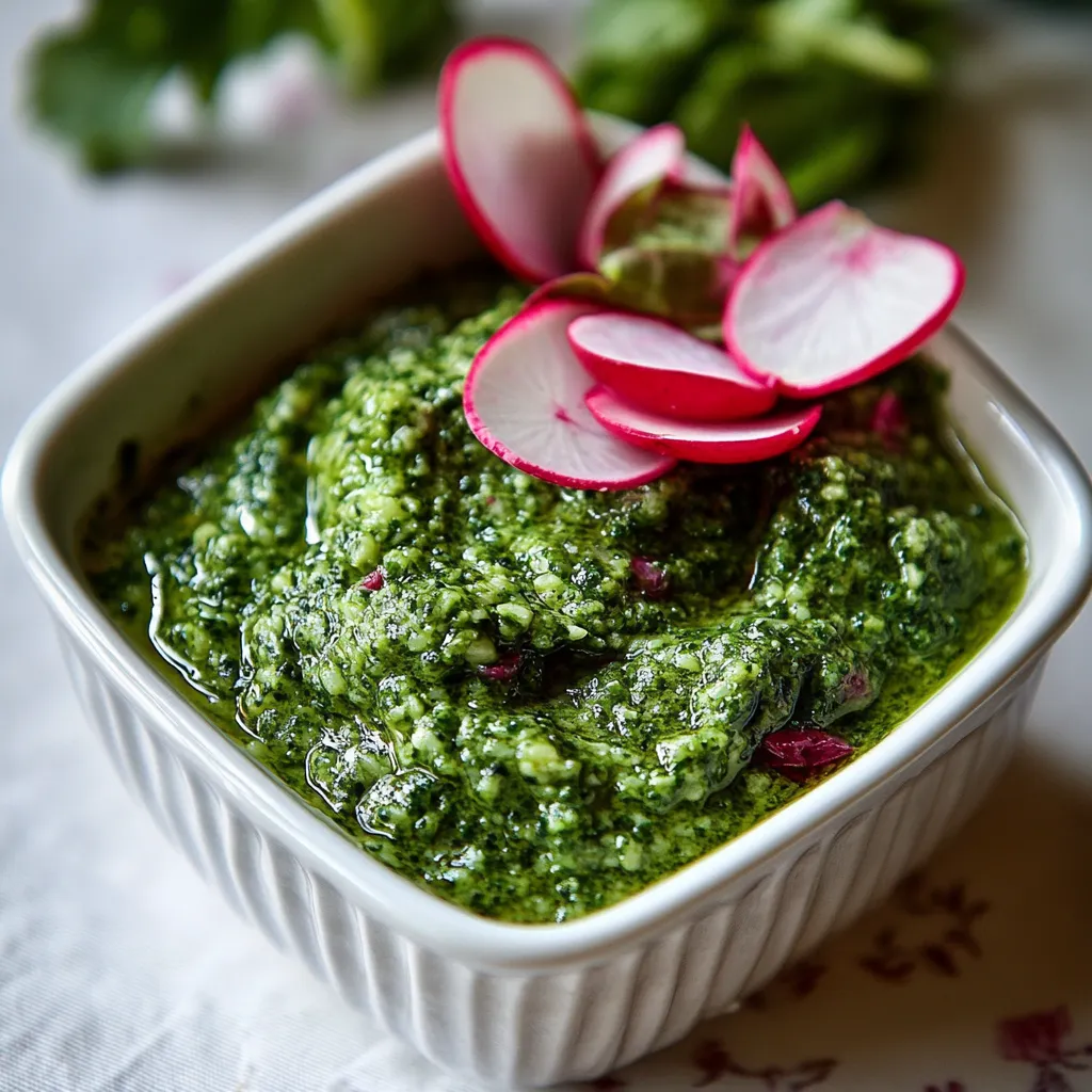 Radish Leaf Pesto