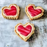 Raspberry Cream Cheese Heart Tarts