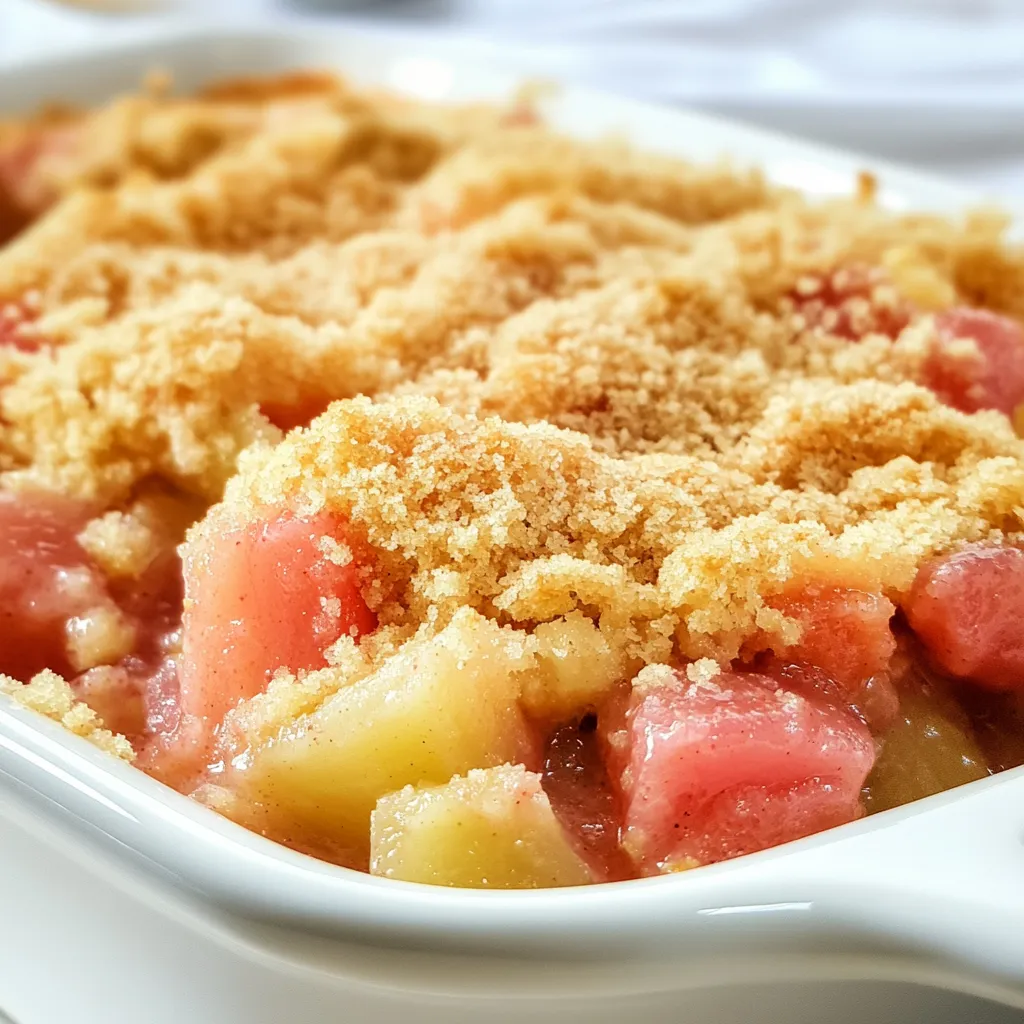 Rhubarb Dump Cake