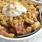 Rhubarb Ginger Crumble