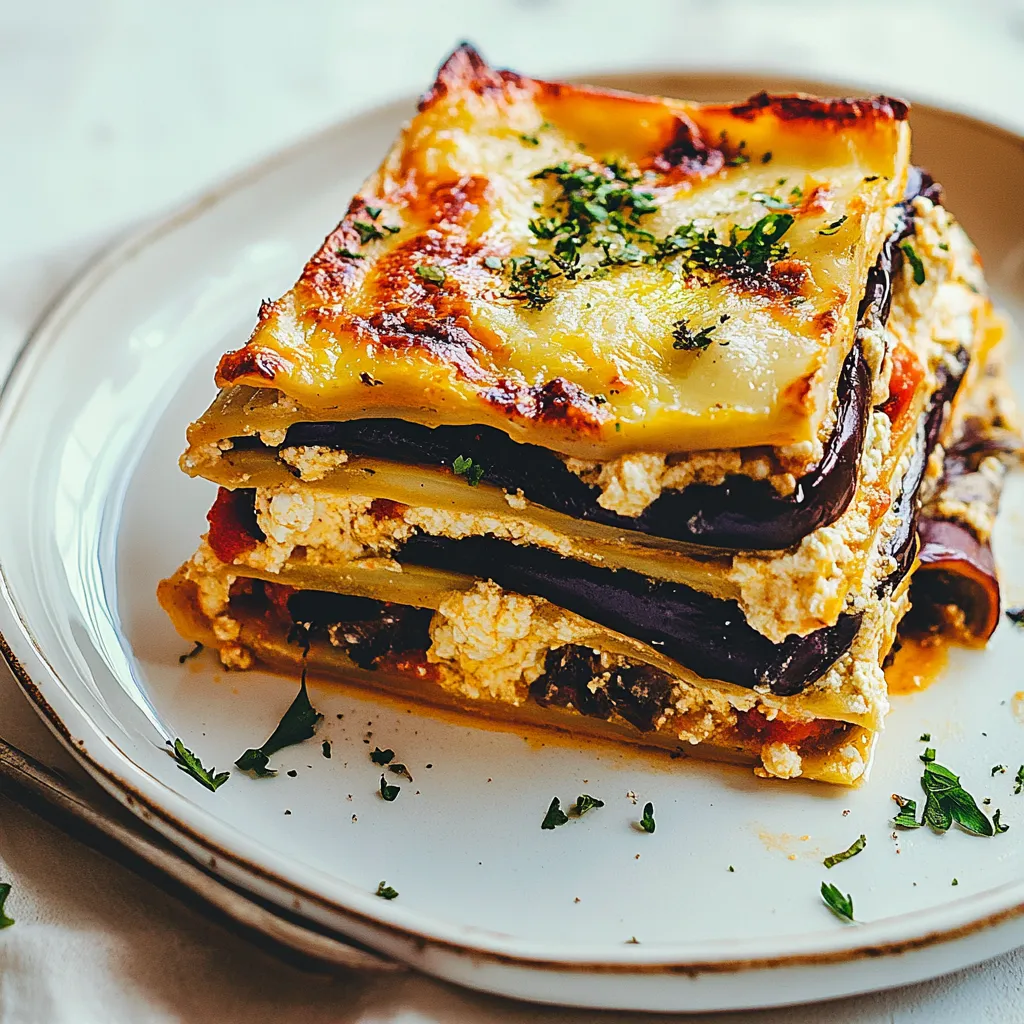 Ricotta and Eggplant Lasagna