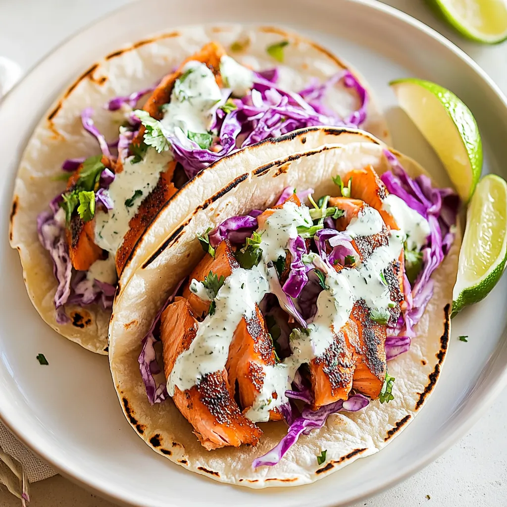 Salmon Tacos