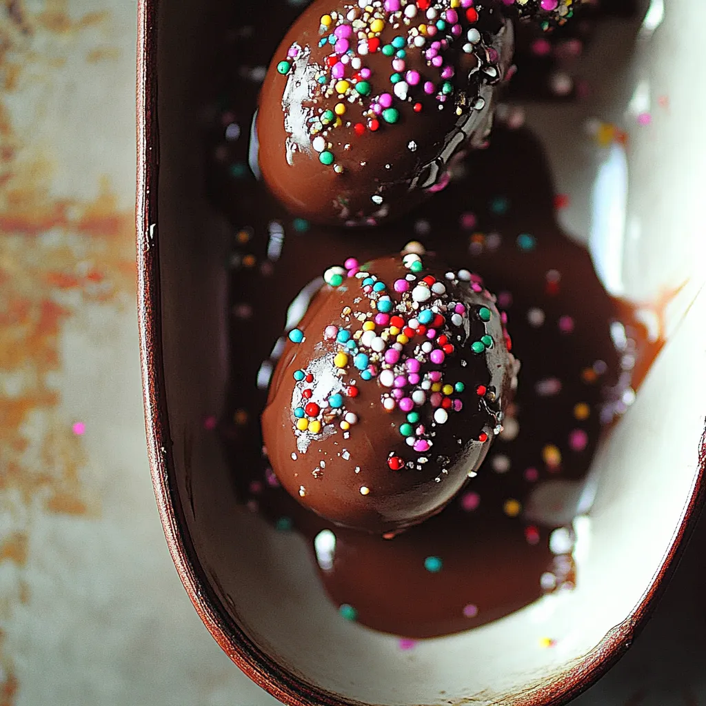 Salted Chocolate Covered Peanut Butter Eggs