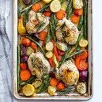 Sheet Pan Lemon Garlic Rosemary Chicken and Vegetables