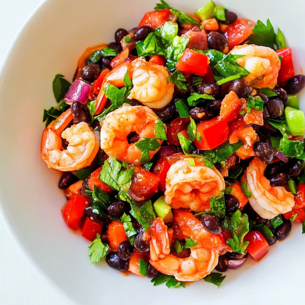 Shrimp and Black Bean Salad