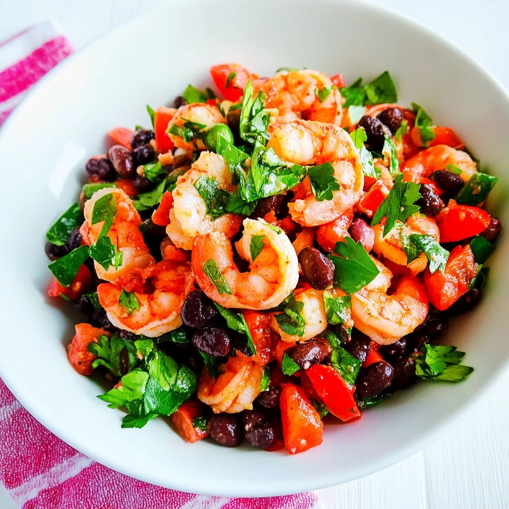 Shrimp and Black Bean Salad