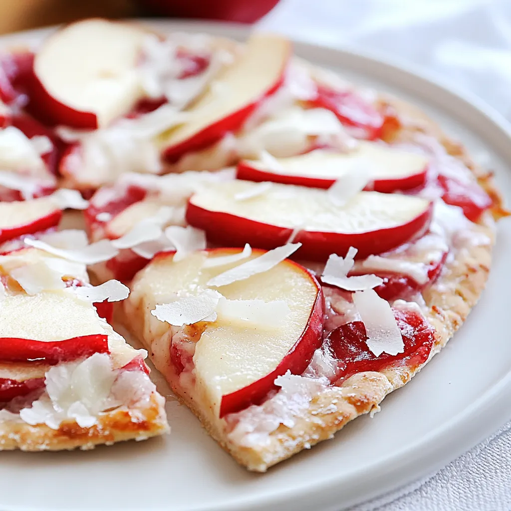Simple Ambrosia Apple Pizza Snack