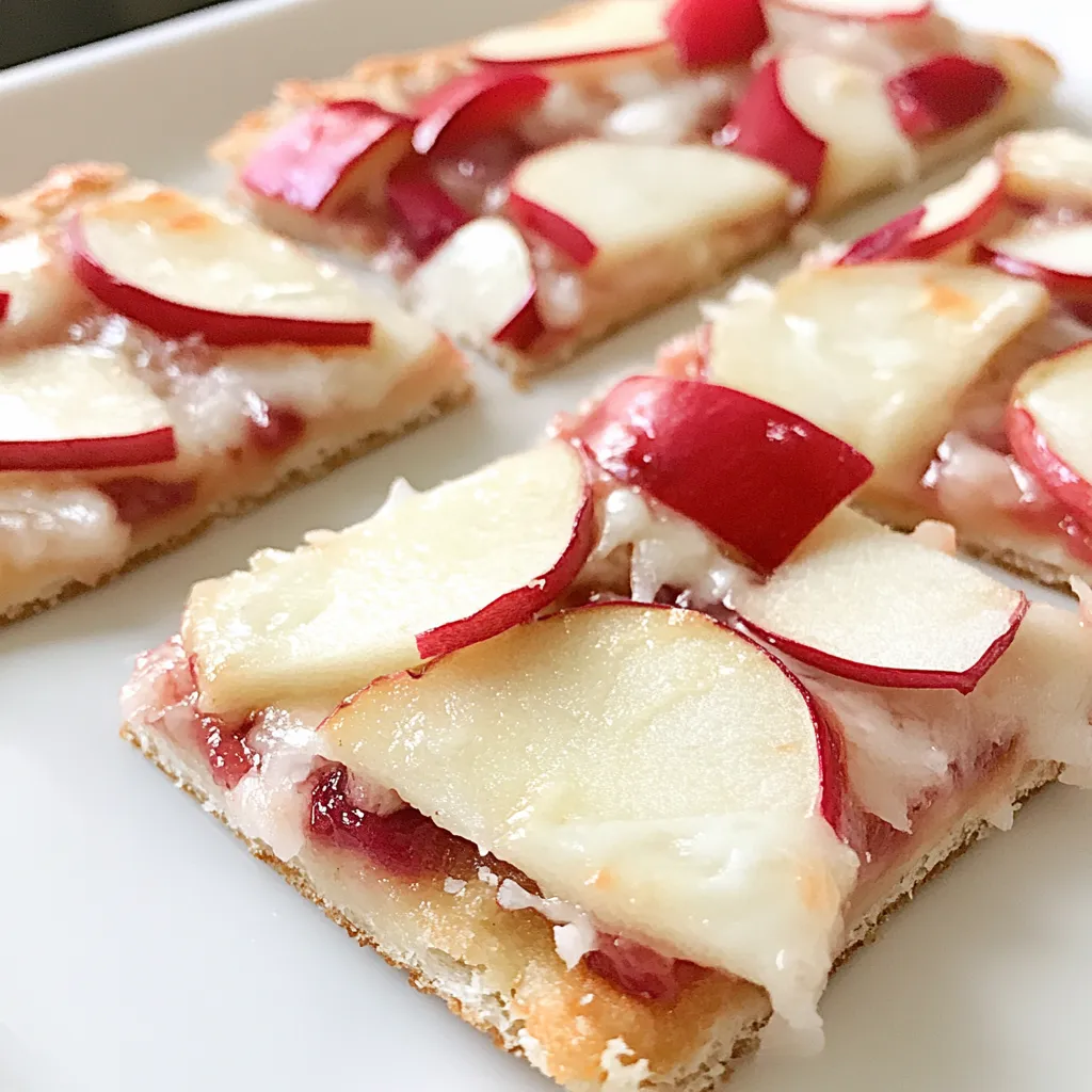 Simple Ambrosia Apple Pizza Snack