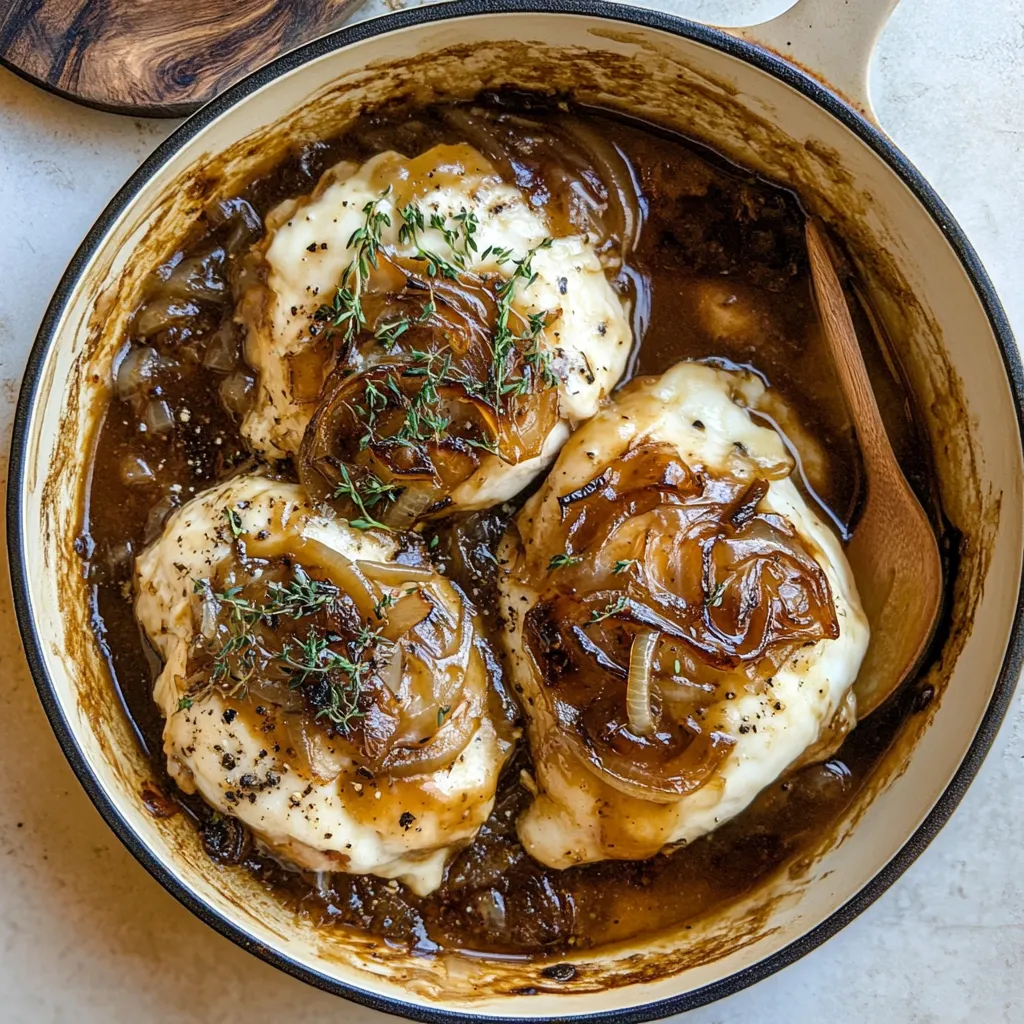 Skillet French Onion Chicken
