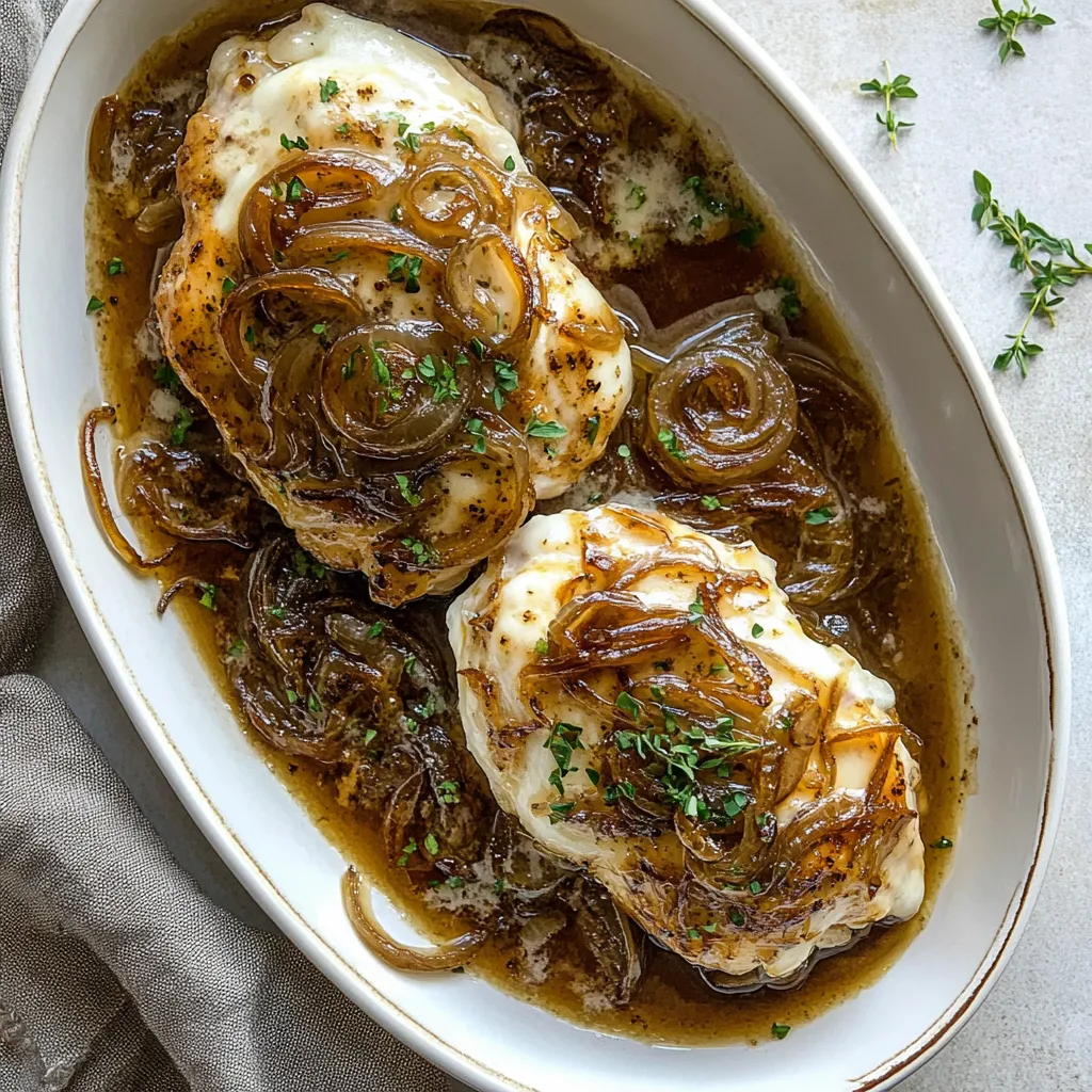 Skillet French Onion Chicken