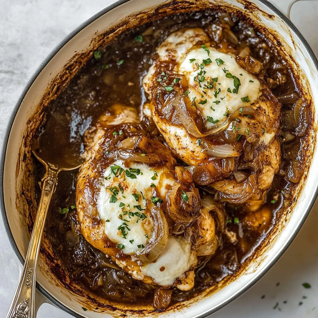 Skillet French Onion Chicken