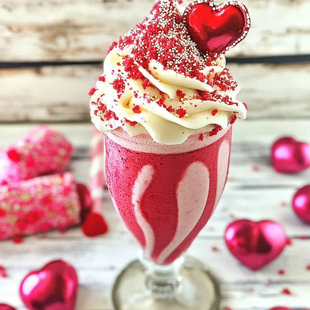 Skinny Red Velvet Shake