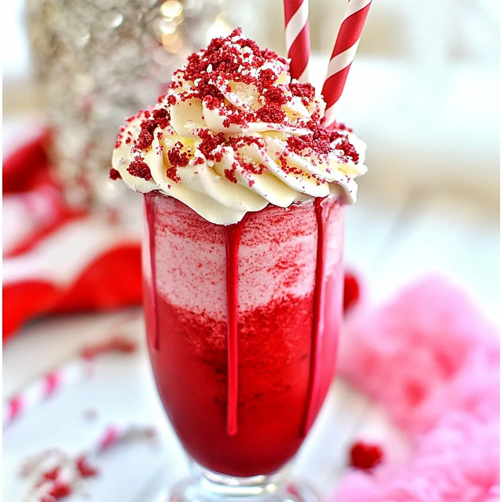 Skinny Red Velvet Shake