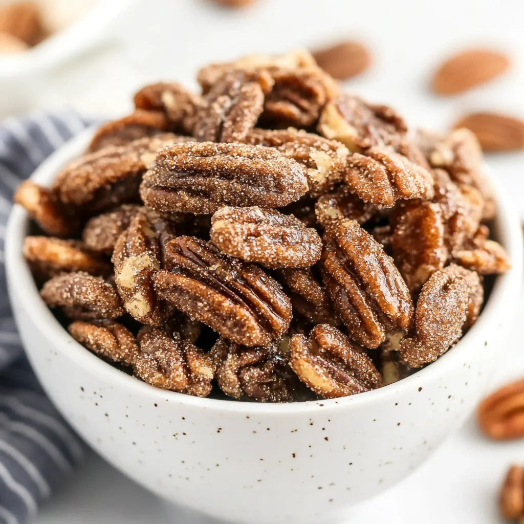 Slow Cooker Candied Pumpkin Spice Pecans