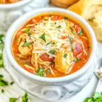 Slow Cooker Chicken Parmesan Soup