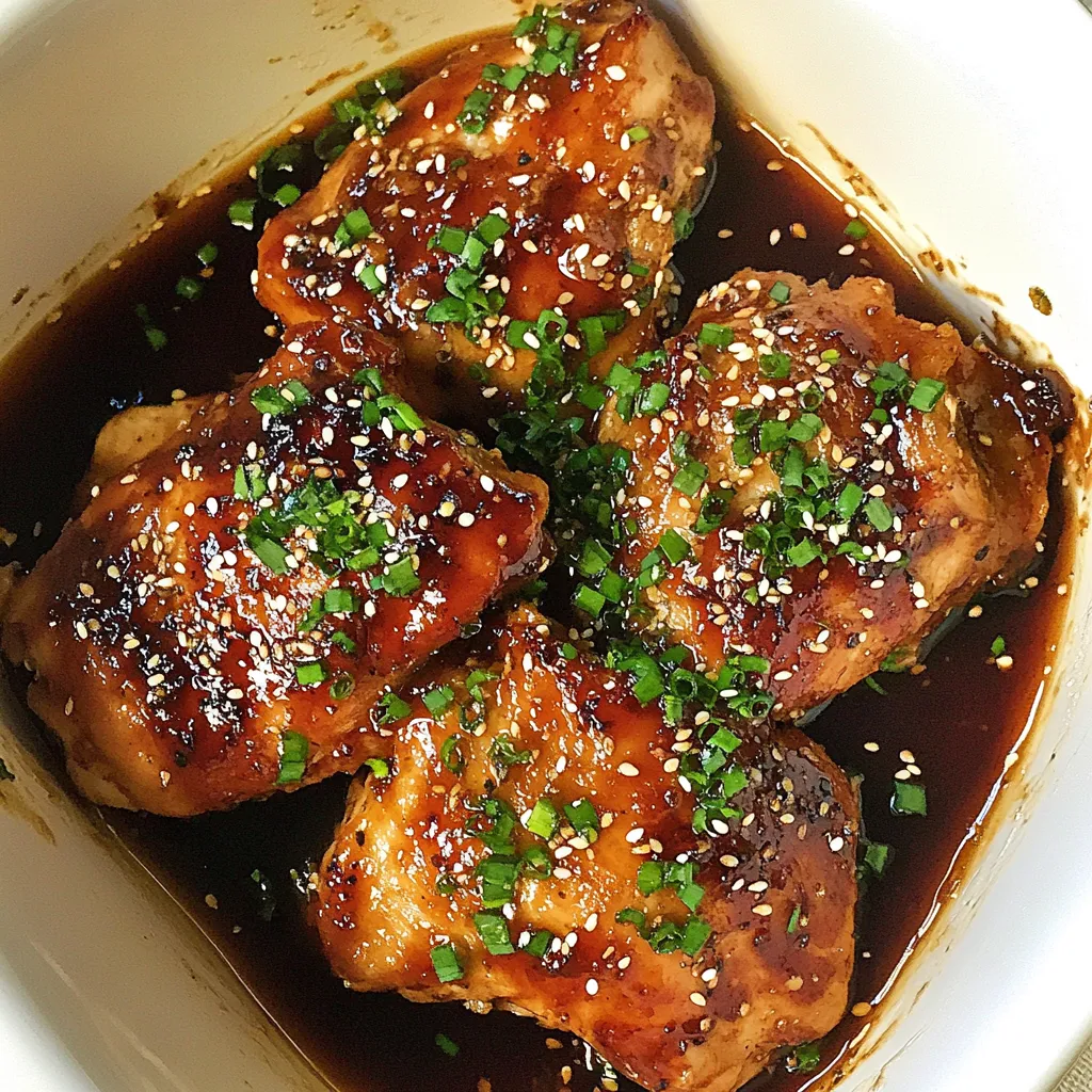 Slow Cooker Garlic Sesame Chicken