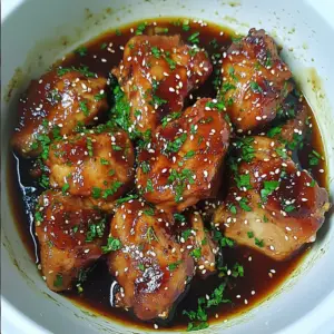 Slow Cooker Garlic Sesame Chicken