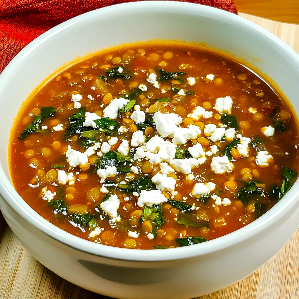 Slow Cooker Greek Lentil Soup