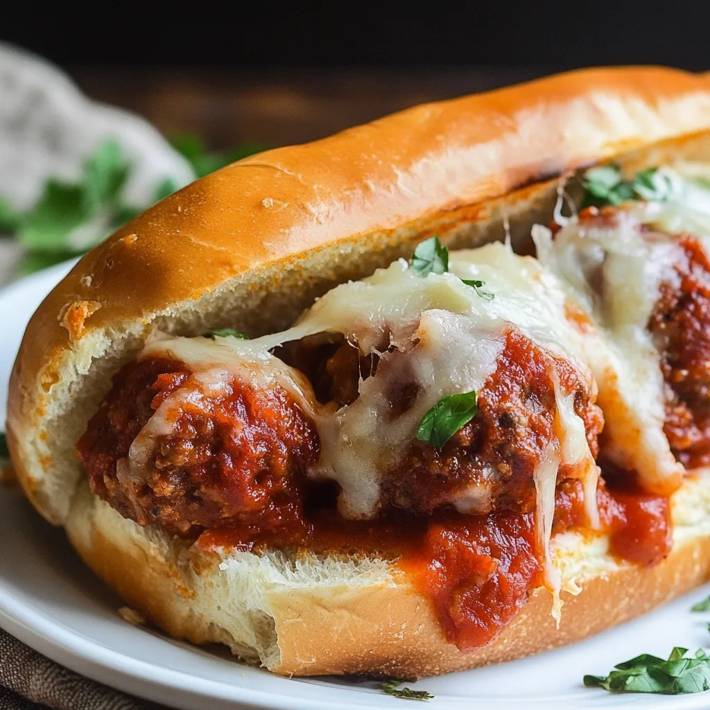 Slow Cooker Meatball Subs