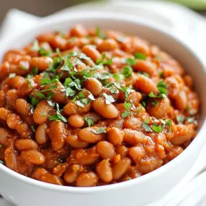 Slow Cooker Vegan Pumpkin Baked Beans