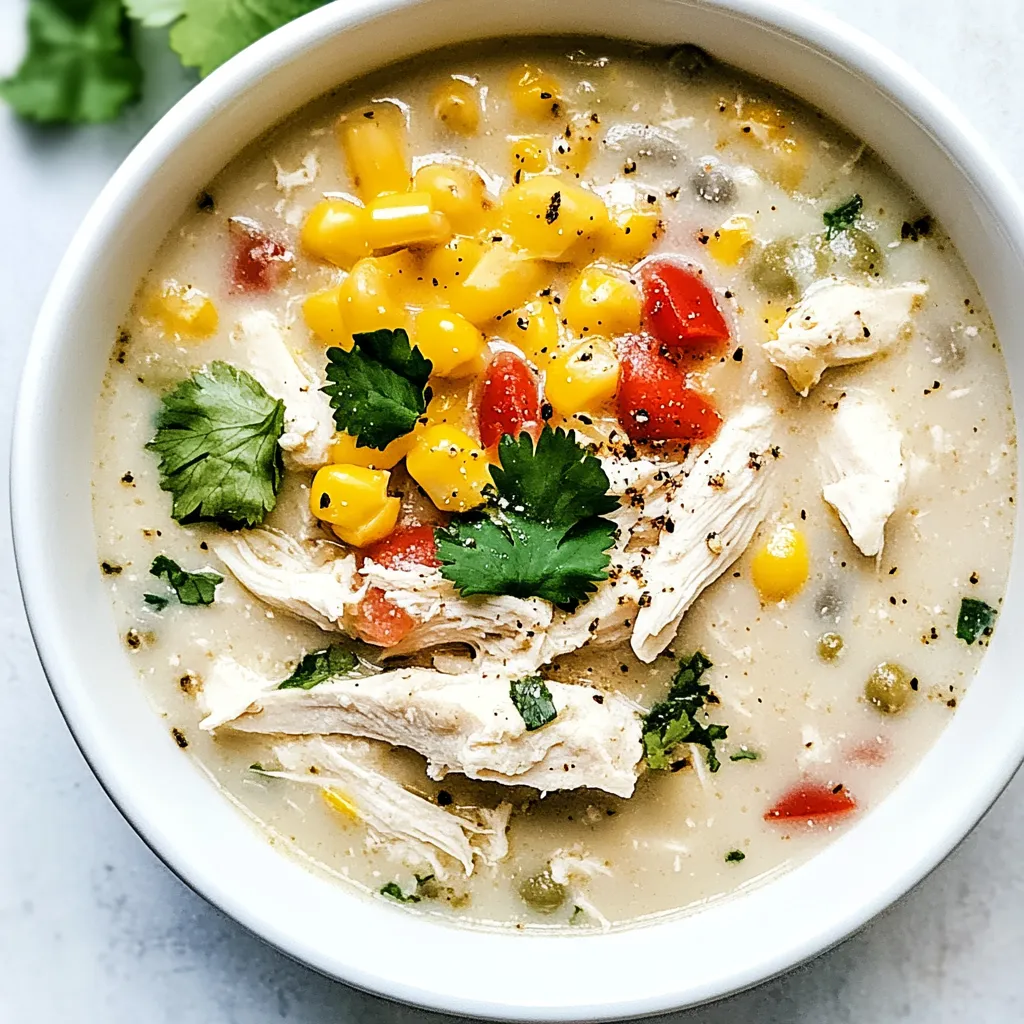 Slow Cooker White Chicken Chili