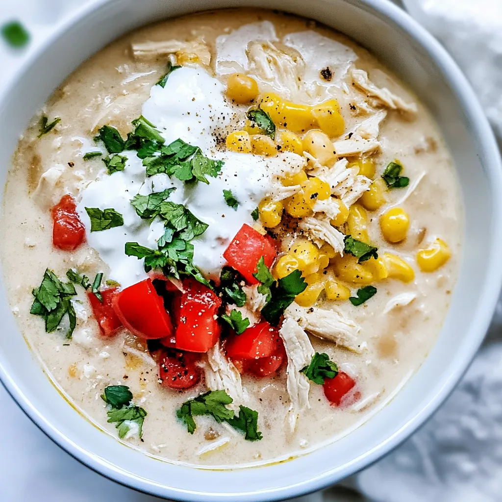 Slow Cooker White Chicken Chili