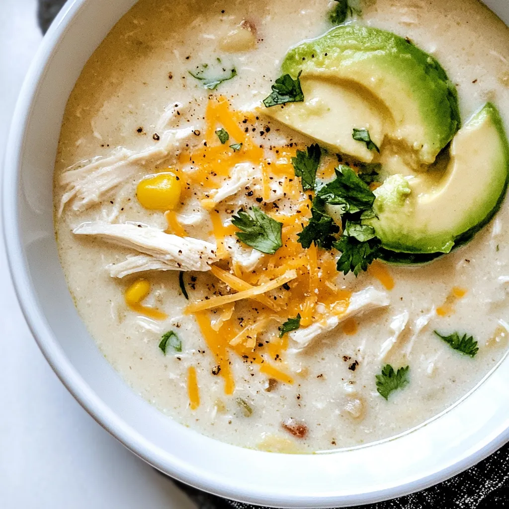 Slow Cooker White Chicken Chili