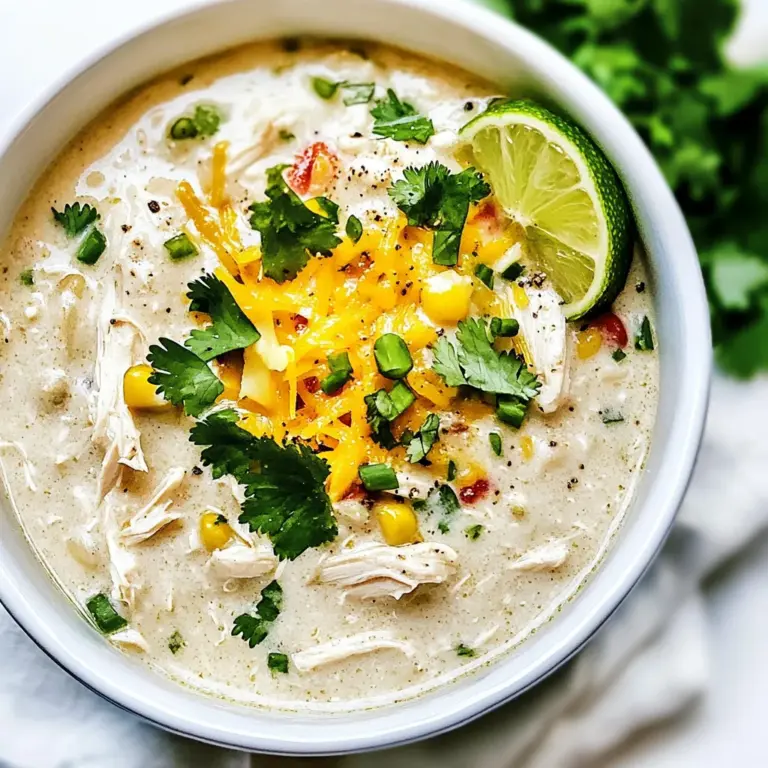 Slow Cooker White Chicken Chili