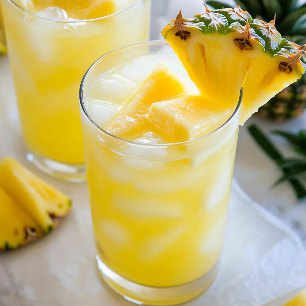 Sparkling Pineapple Lemonade