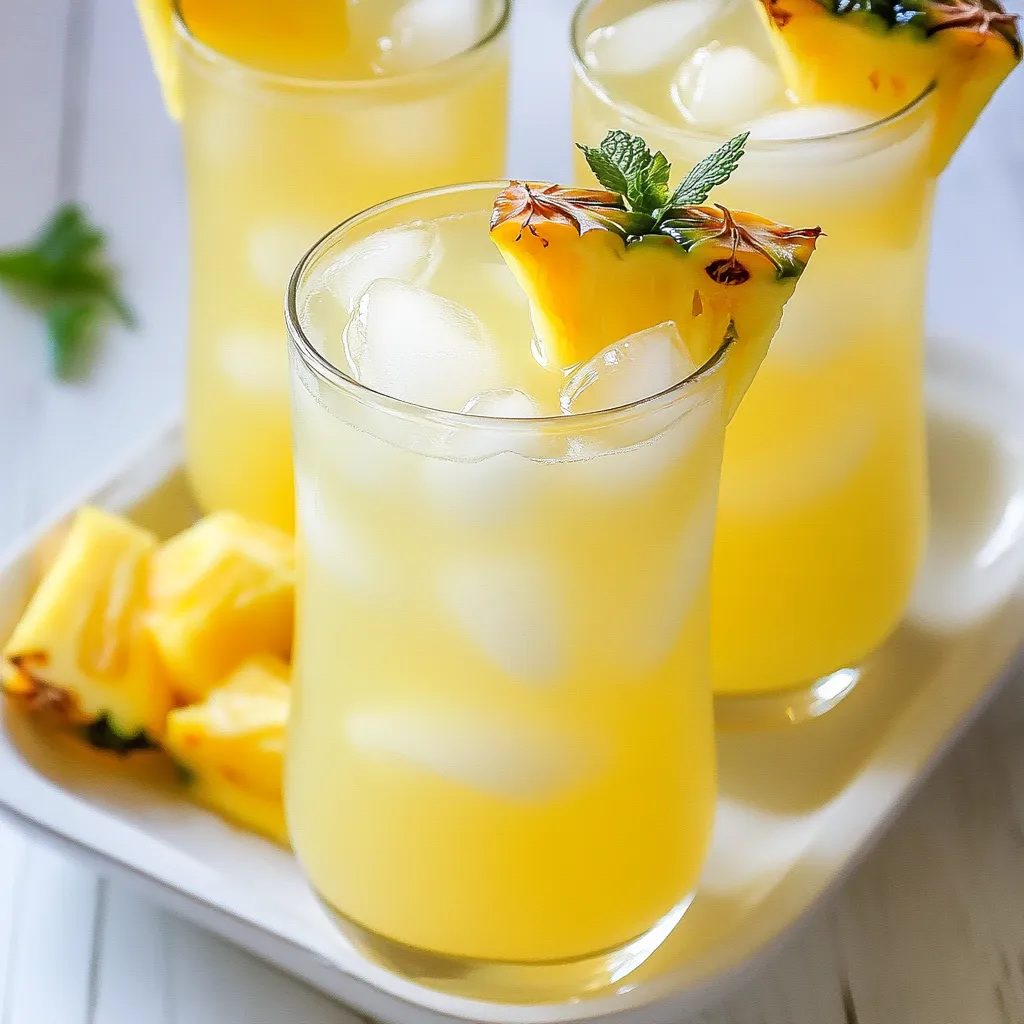 Sparkling Pineapple Lemonade