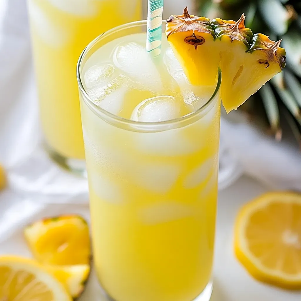 Sparkling Pineapple Lemonade