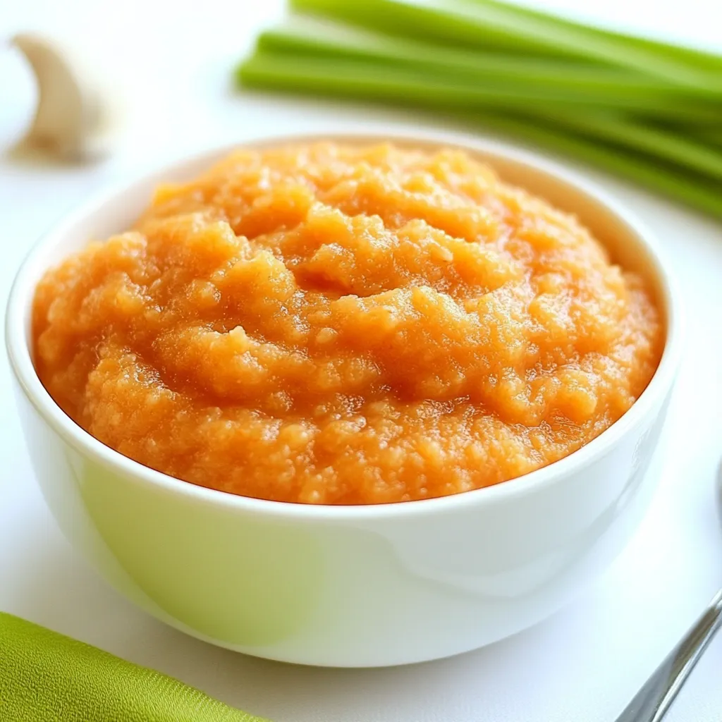 Spiced Carrot and Rice Puree