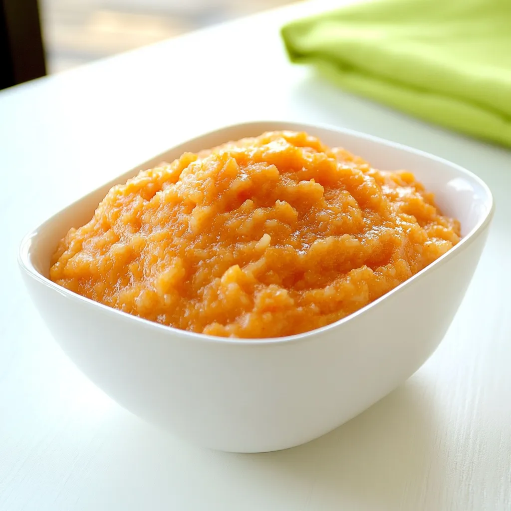 Spiced Carrot and Rice Puree