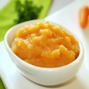 Spiced Carrot and Rice Puree