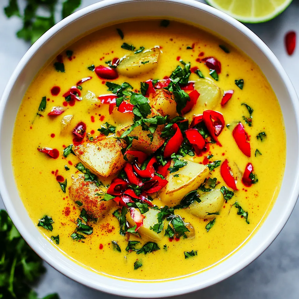 Spiced Coconut Potato Soup