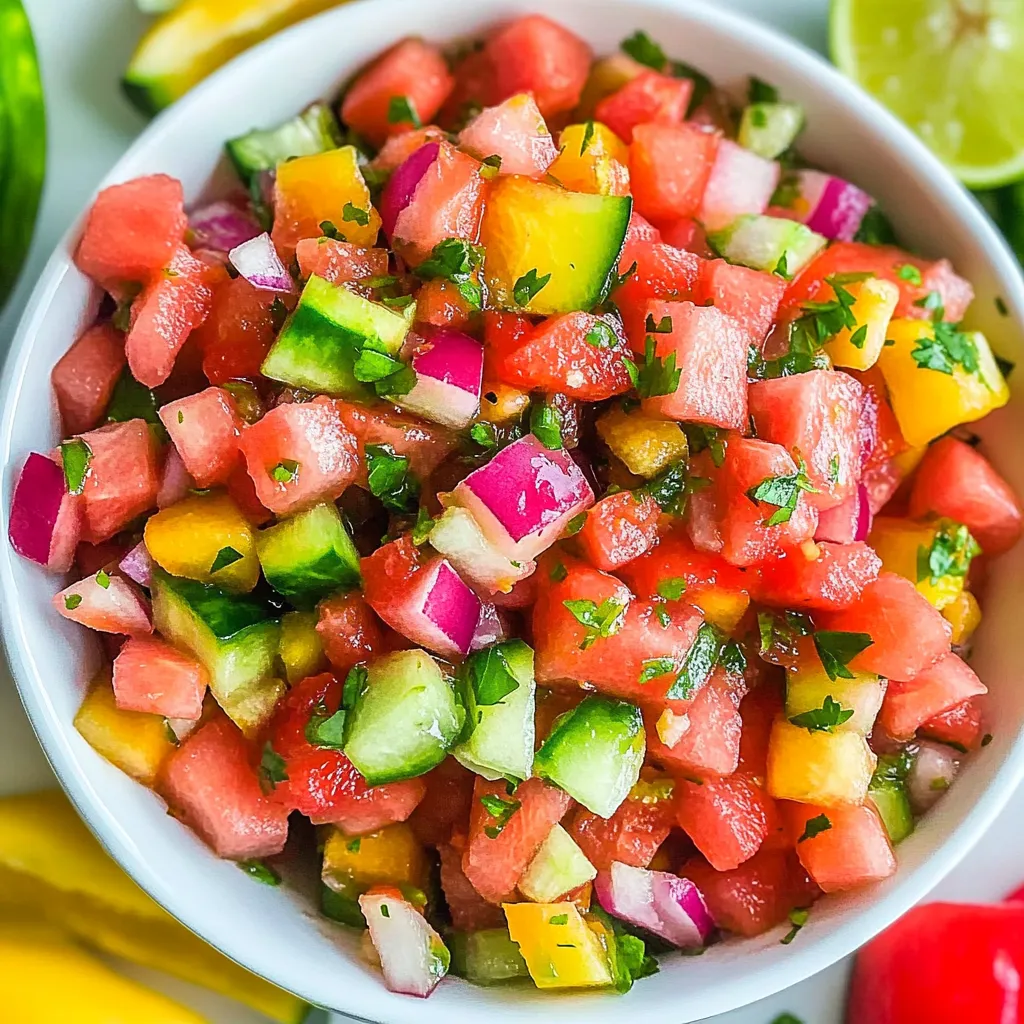 Spicy Watermelon Salsa