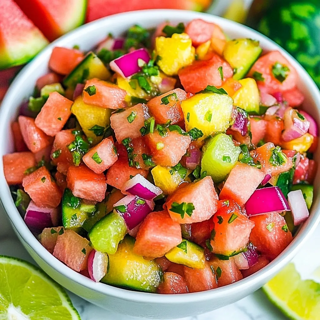 Spicy Watermelon Salsa