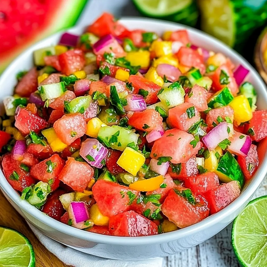 Spicy Watermelon Salsa