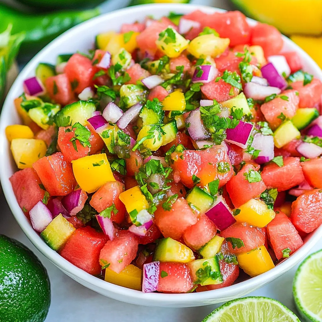 Spicy Watermelon Salsa