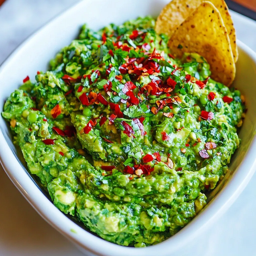 Spring Pea Guacamole