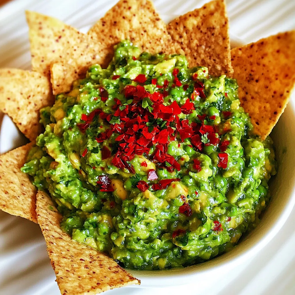 Spring Pea Guacamole