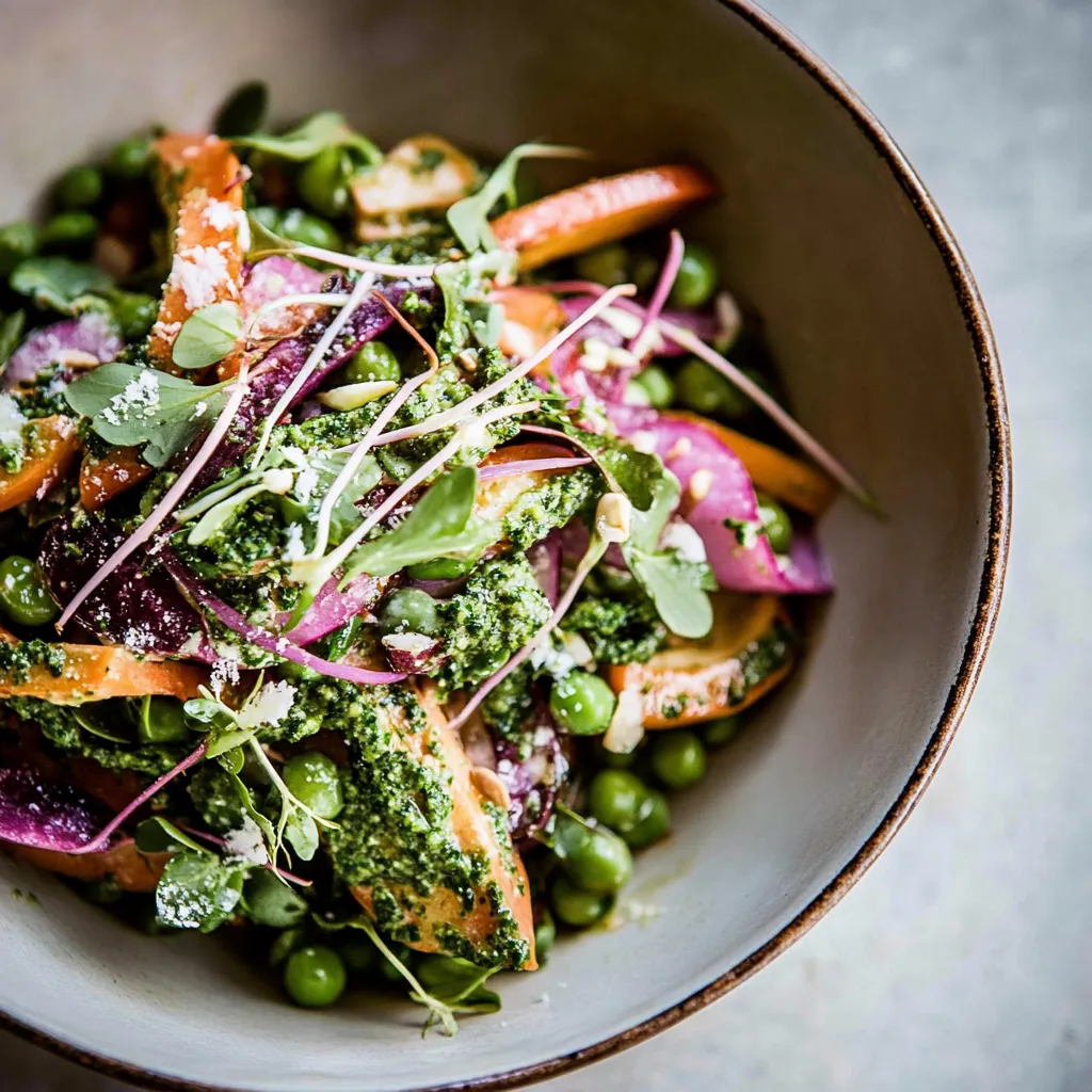 Spring Pea and Carrot Salad