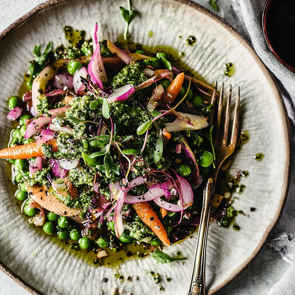 Spring Pea and Carrot Salad