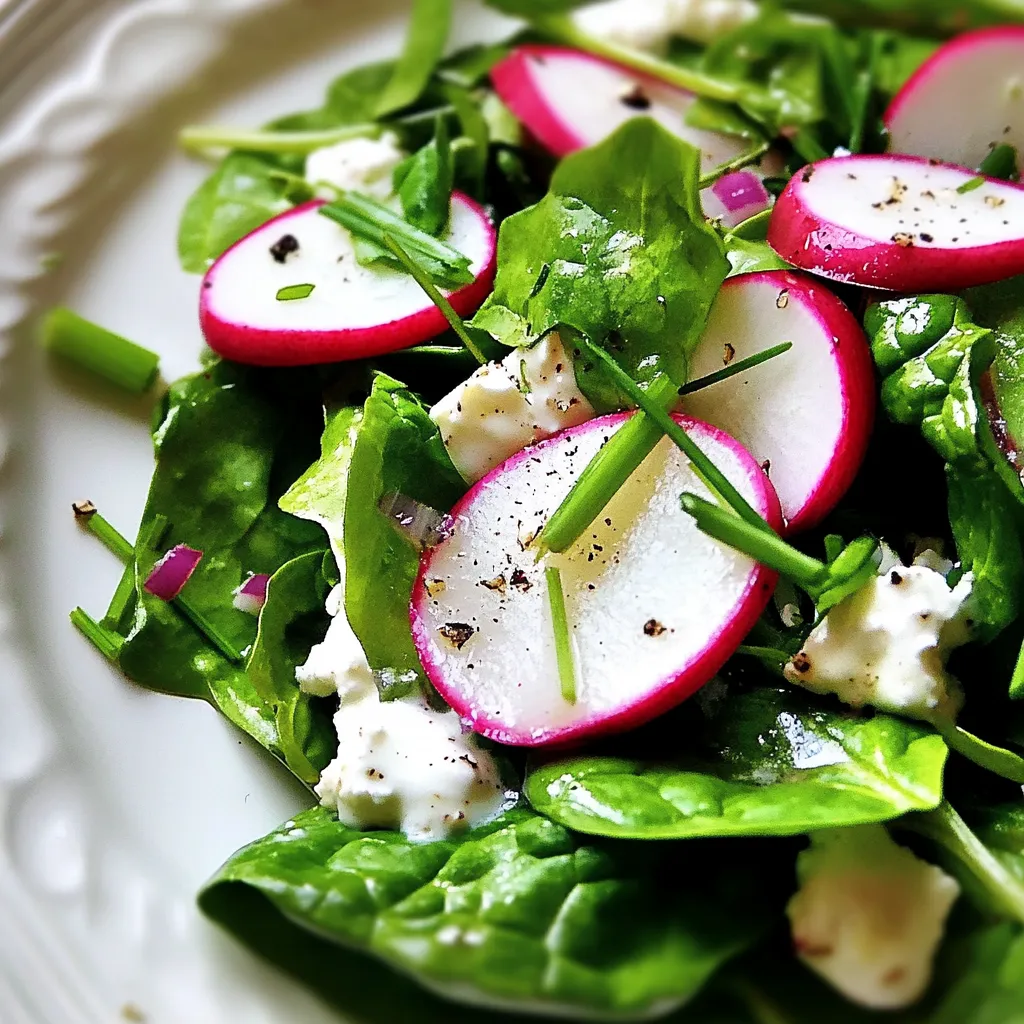 Spring Spinach Romaine Salad