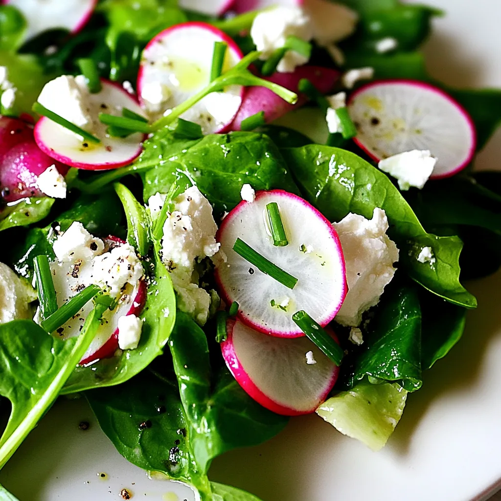 Spring Spinach Romaine Salad