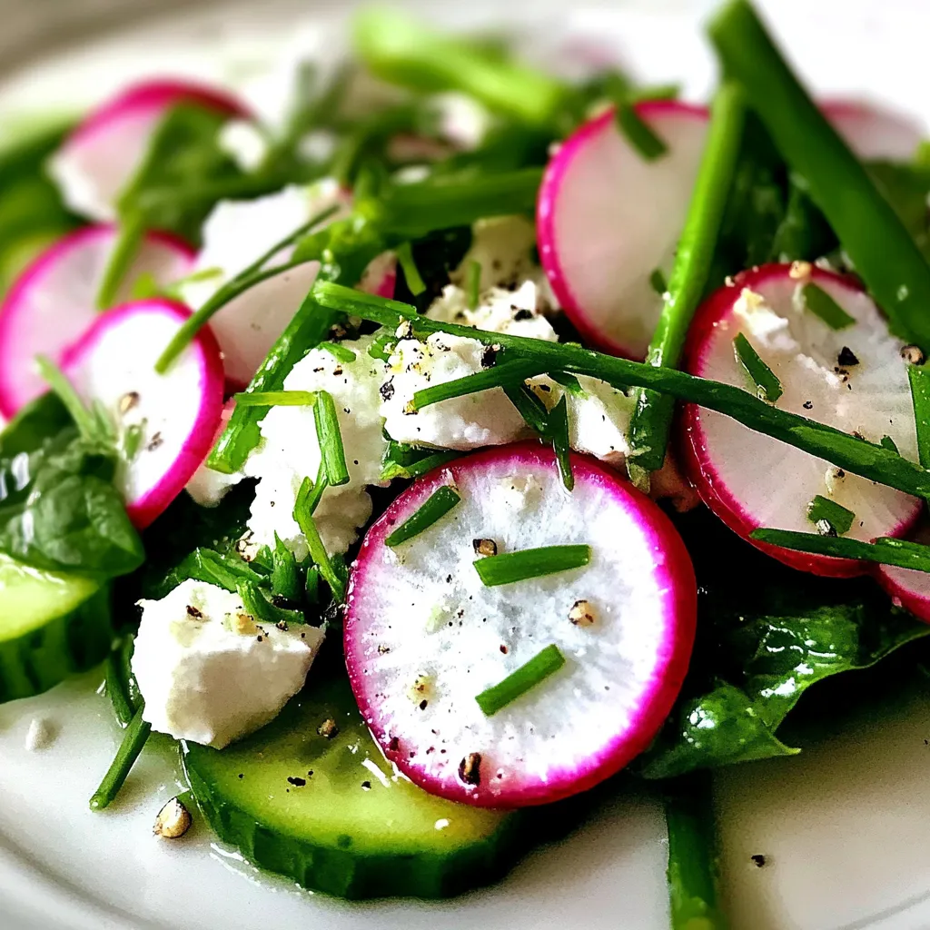 Spring Spinach Romaine Salad